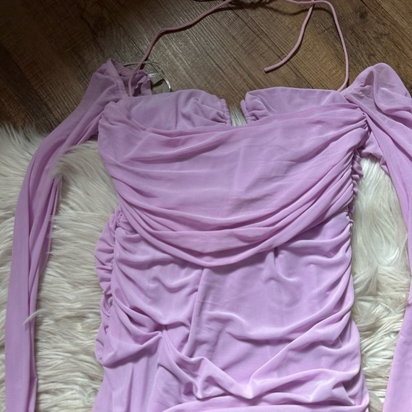 HELLO MOLLY That Girl Goals Dress In Lilac - Picture 8 of 10